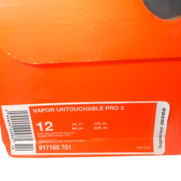 NEW Nike Vapor Untouchable Pro 3 Mens 12 - Picture 6 of 6